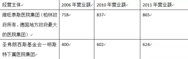 與地方政府、非營(yíng)利系統(tǒng)擁有的醫(yī)院集團(tuán)橫向比較表